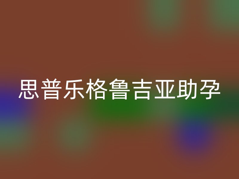 思普乐格鲁吉亚助孕